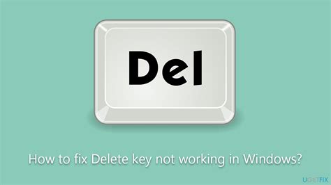 Apple keyboard delete key not working in Windows 10