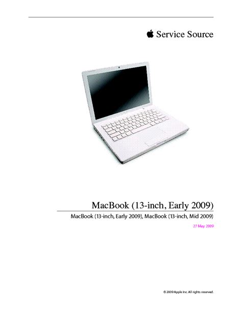 Apple macbook 13inch 2009 service repair manual. - Aprilia v990 rr motorrad motor handbuch.