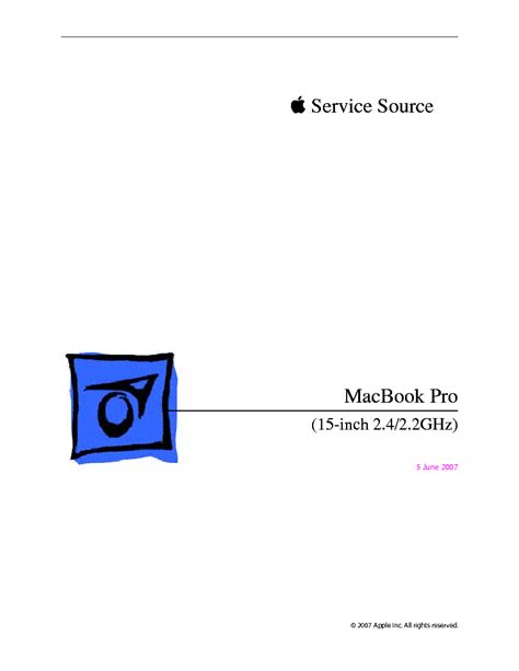 Apple macbook pro 15 inch 2 4 2 2 ghz service repair manual. - Breville bread maker bb400 service manual.