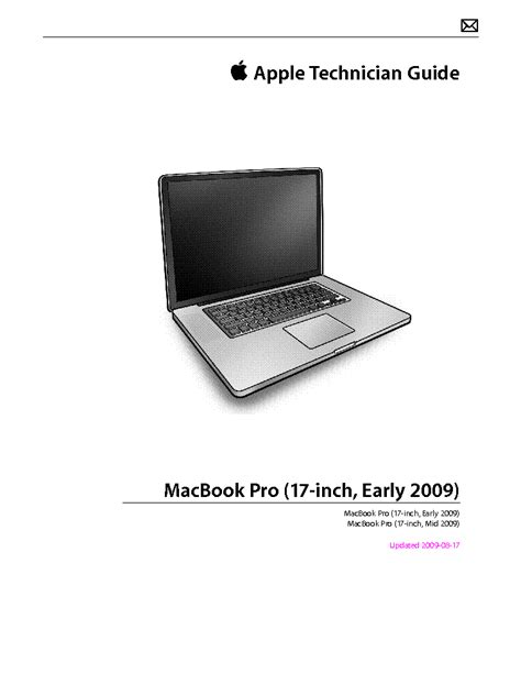 Apple macbook pro 17inch early late 2008 service manual. - Manual de taller chevrolet optra gratis.