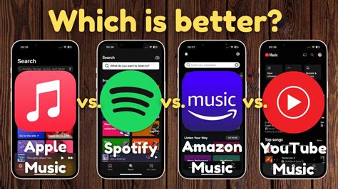 Apple music vs amazon music. Most of the time, it's difficult to determine which music app is the best between Apple Music, Spotify, YouTube Music, and Amazon Music. In this video, I com... 