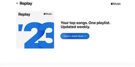 Apple music.replay 2023. Apple Music Replay has a new look and is more dataheavy, Replay 2023 — apple music. Multiple articles i found said it became available jan 28th but the website still only shows me … 