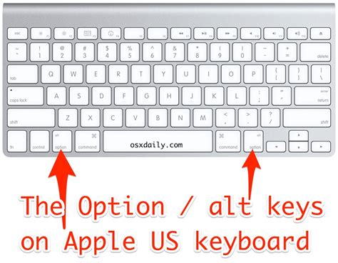 Feb 25, 2021 · The Option key on a Mac, otherwise known as the Alter