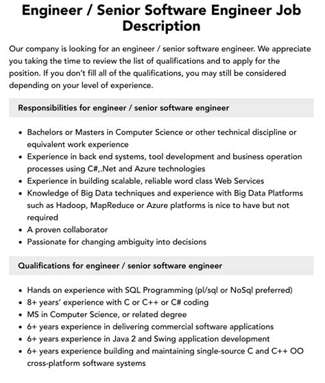Apple senior software engineer jobs.  Apply to Senior Software Engineer, Senior Software Qu...