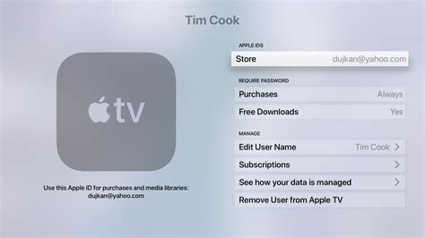 Apple tv profiles. 