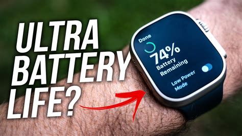 Apple watch ultra 2 battery life. When battery optimization launches, the Apple Watch Ultra will last for an impressive 60 hours, and it will be the first Apple Watch to offer more than 24 hours of battery life to let people go ... 