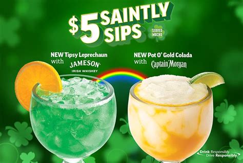 Feb 22, 2023 ... What's better than a double rainbow? Our Tipsy Leprechaun and Pot O' Gold Colada are back!. 