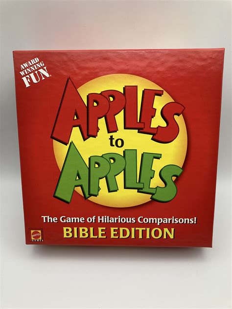 Apples to Apples Bible Edition Image BoardGameGeek