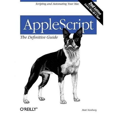 Applescript the definitive guide 2nd edition. - Manual on ve bosch rotary pump.