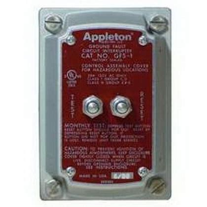 Appleton GFS1 :: GFS-1 Factory Sealed Ground Fault Circuit