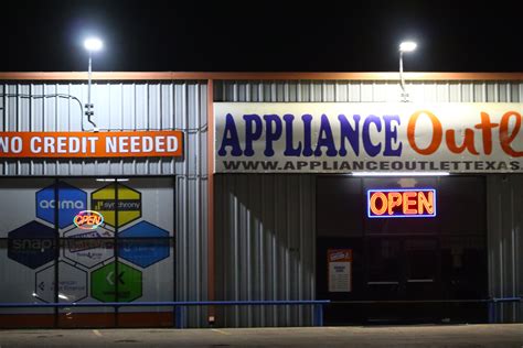 Appliance outlet texas. At Texas Appliance's Outlet Store you can find a large selection of discounted appliances to meet your needs. If you're looking to save on appliances, you don't have to skimp on quality. From nearly … 