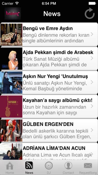 Application Bizim FM 94.1.