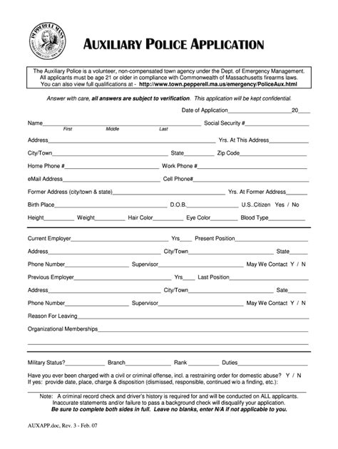 Application Police 20072024 Form Fill Out and Sign Printable PDF
