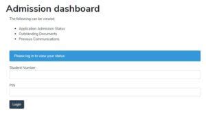 Application Status Check NMU Admissions