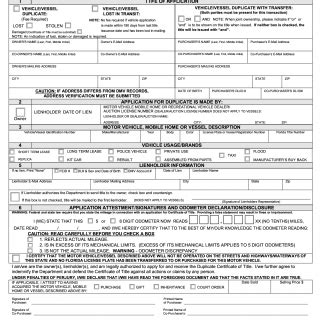 Application for Duplicate or Lost in Transit / Reassignment