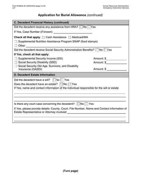 Application for burial allowance.  The https:// ensures that you're connecting to the official...