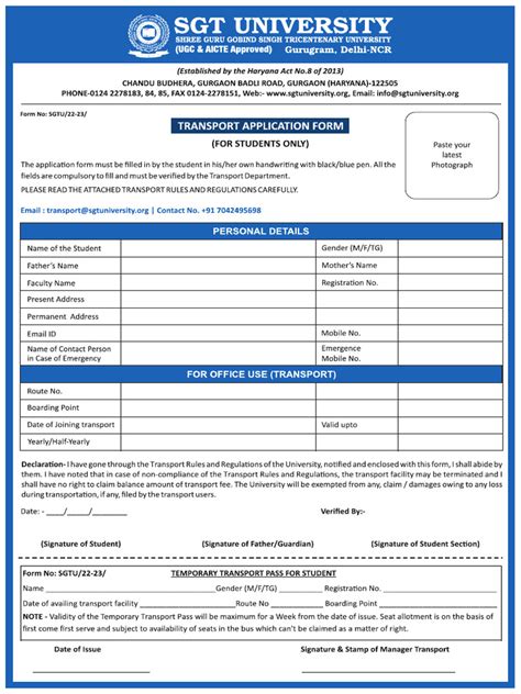 Application for transport facility for teachers.  We seek talented, ski...