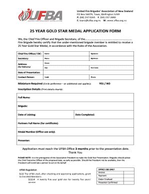 Application forms UFBA