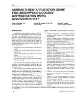 Application guide for absorption cooling refrigeration using recovered heat. - Handbook on spanish civil patrimonial law derecho biblioteca universitaria de editorial tecnos.