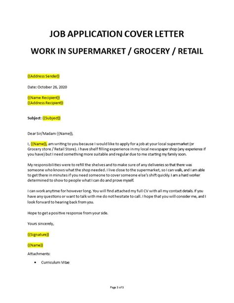 Application letter for supermarket manager.  Download Free Sample Template now.  It’s ...