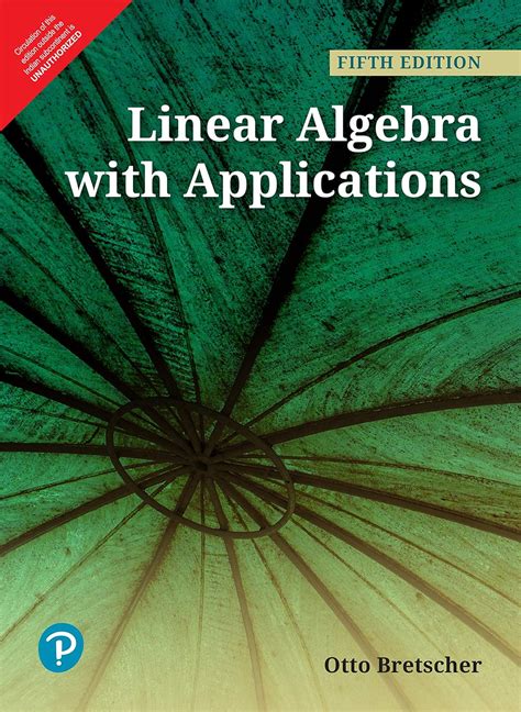 Applications 5th Bretscher Edition Algebra Linear With