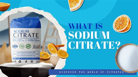 Applications and Uses of Sodium Citrate-FOODCHEM