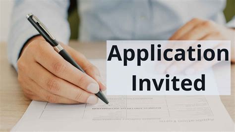 Applications are invited On-line for