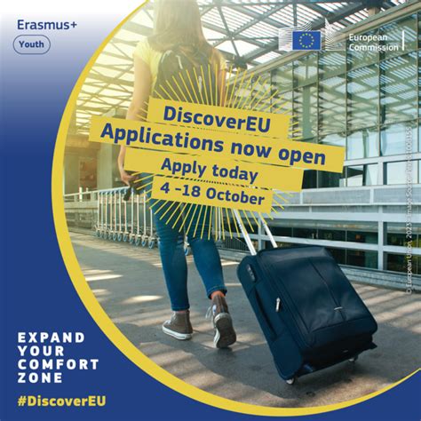Applications are open for 36,000 young people born in 2005 to receive a free travel pass thank to DiscoverEU