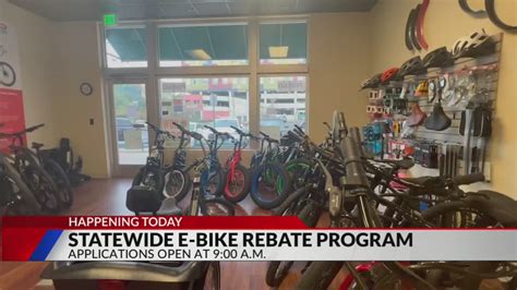 Applications for statewide e-bike rebate program open Wednesday