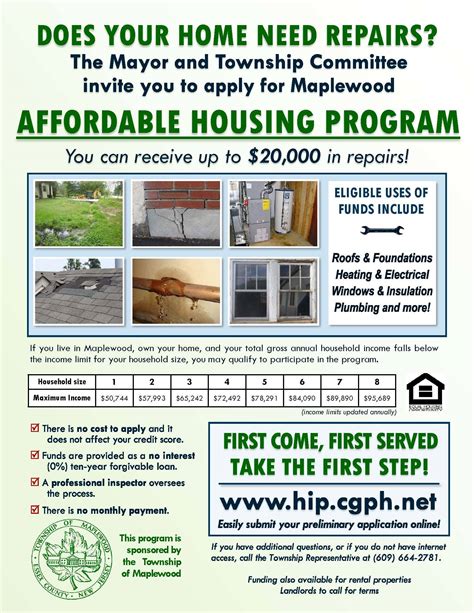 Applications still available for affordable housing opportunities …