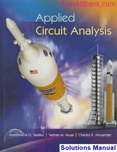 Applied circuit analysis solution manual 1st edition 3. - Guida per l'utente shimano st ct15.