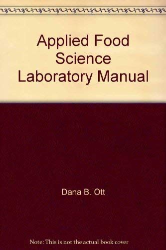 Applied food science laboratory manual by dana b ott. - Study guide answers for police auxiliary.