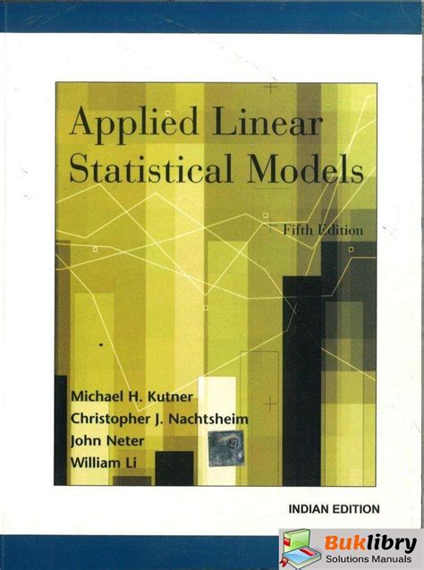 Applied linear statistical models instructors manual. - The practitioners guide to data quality improvement business management.