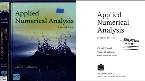 Applied numerical analysis by gerald wheatley solution manual. - Ein erster kurs in graphentheorie ein erster kurs in graphentheorie.
