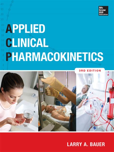 Read Applied Clinical Pharmacokinetics By Larry A Bauer