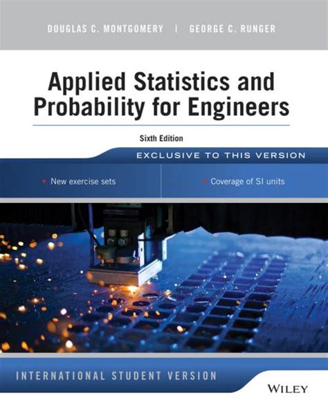 Read Online Applied Statistics And Probability For Engineers 7Th Edition Looseleaf Print Companion With Wileyplus Card Set By Douglas C Montgomery
