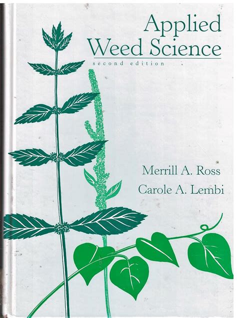 Read Applied Weed Science By Merrill A Ross