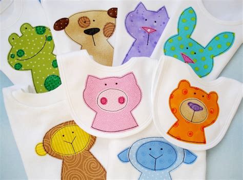 Applique Sewing Pattern Eight Animal Applique Designs PDF