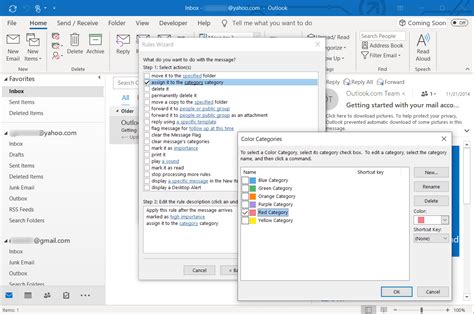Apply Categories Automatically With Rules in Outlook