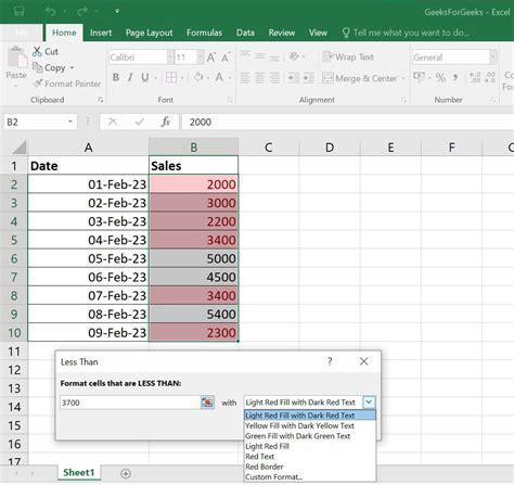 Apply Conditional Formatting To An Entire Row in Google Sheets