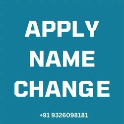 Apply for a Name Change