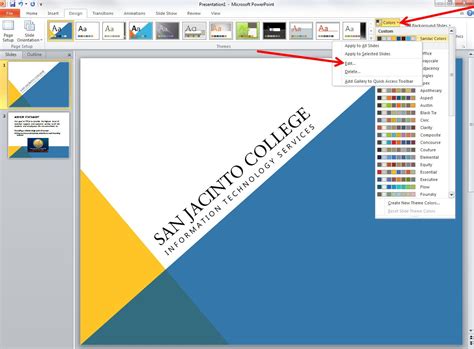 Applying And Modifying Themes In Powerpoint 10