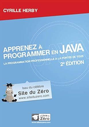 Apprenez à programmer en Java