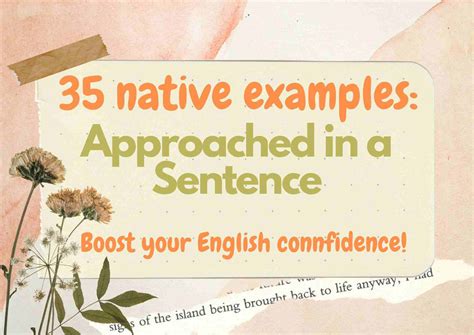 Approached In A Sentence 35 Examples For Exceptional English