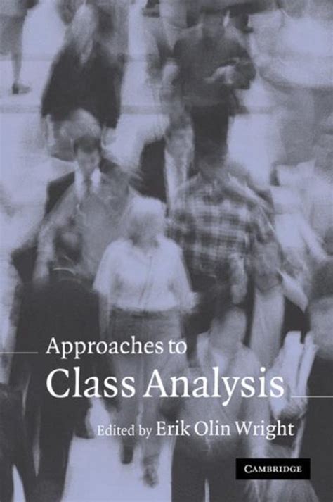 Approaches To Class Analysis
