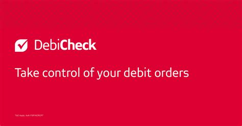 Approve or reject new DebiCheck debit orders and changes. - Absa