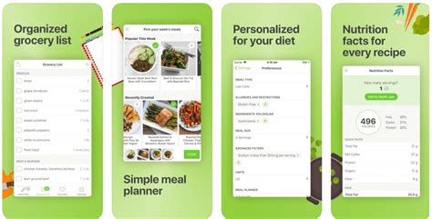 Apps für Essensplanung