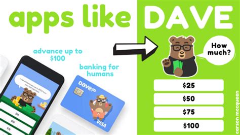 Apps like dave overdraft.  Instant transfers to a Dave Checking Account are f...