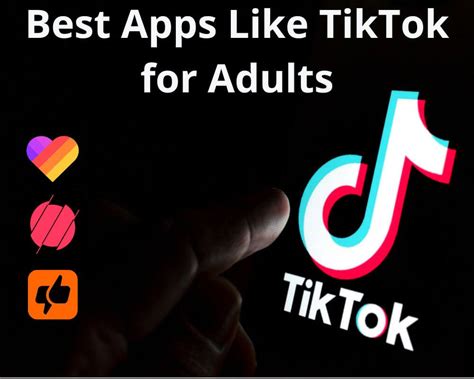 Apps like tiktok for adults. 1. Zigazoo Kids. Young adults and teens can use Zigazoo Kids for short video sharing (in place of TikTok). This platform is of two forms. Further, … 