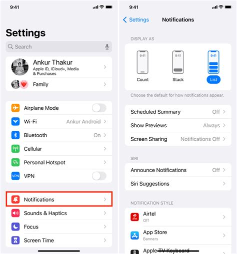 Apps not showing in notification settings ios 16.  System Notification Settings: The...
